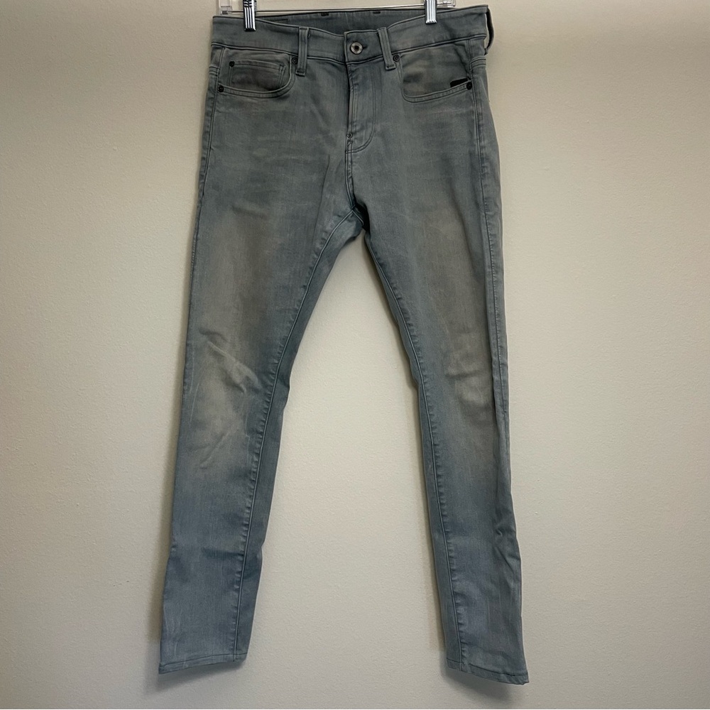 G-Star Revend Skinny Gray/Light Blue Jeans with Modern Fit